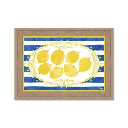 Petit Cadre Citrons Méditéranéen