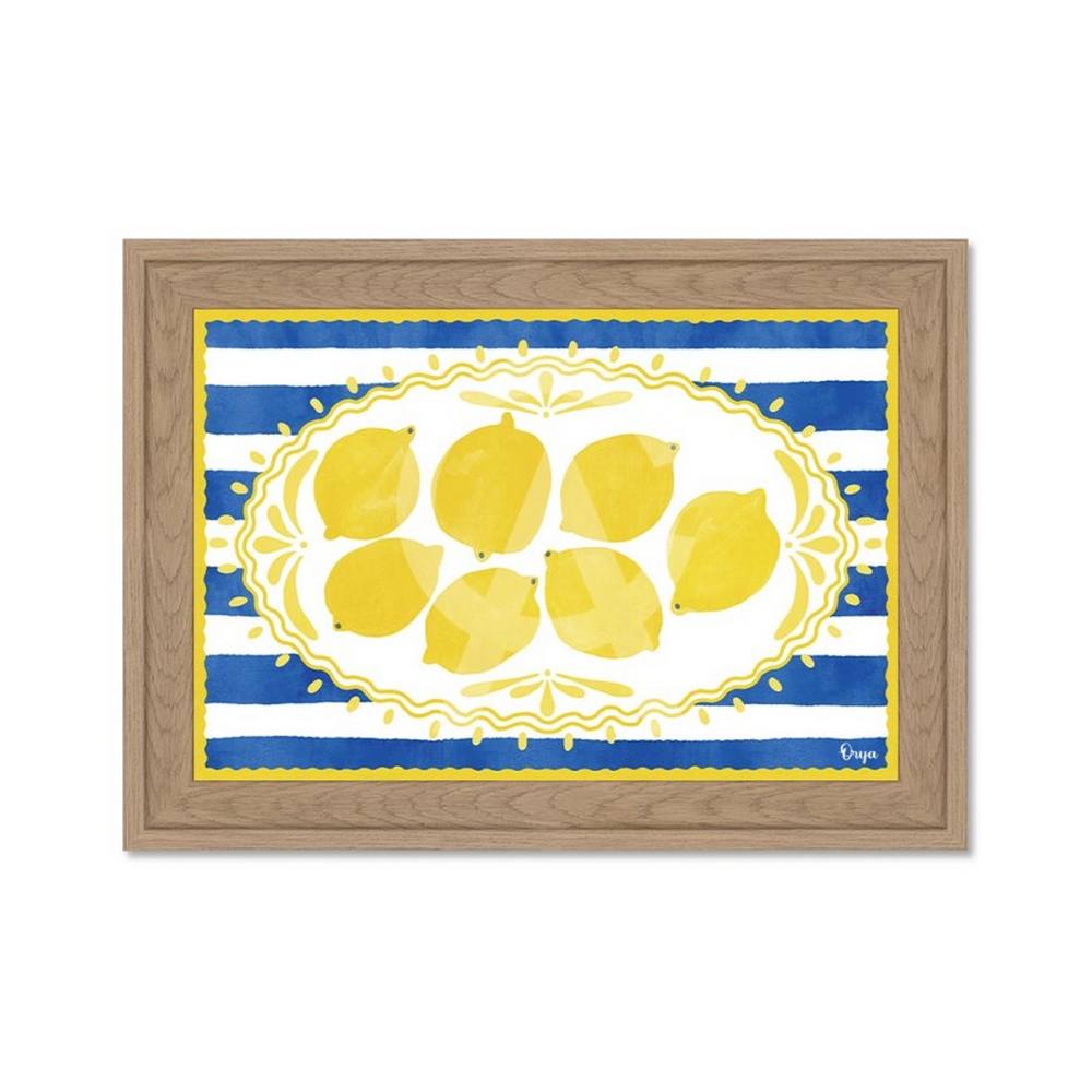 Petit Cadre Citrons Méditéranéen