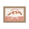 Petit Cadre Déco Langoustine Orange