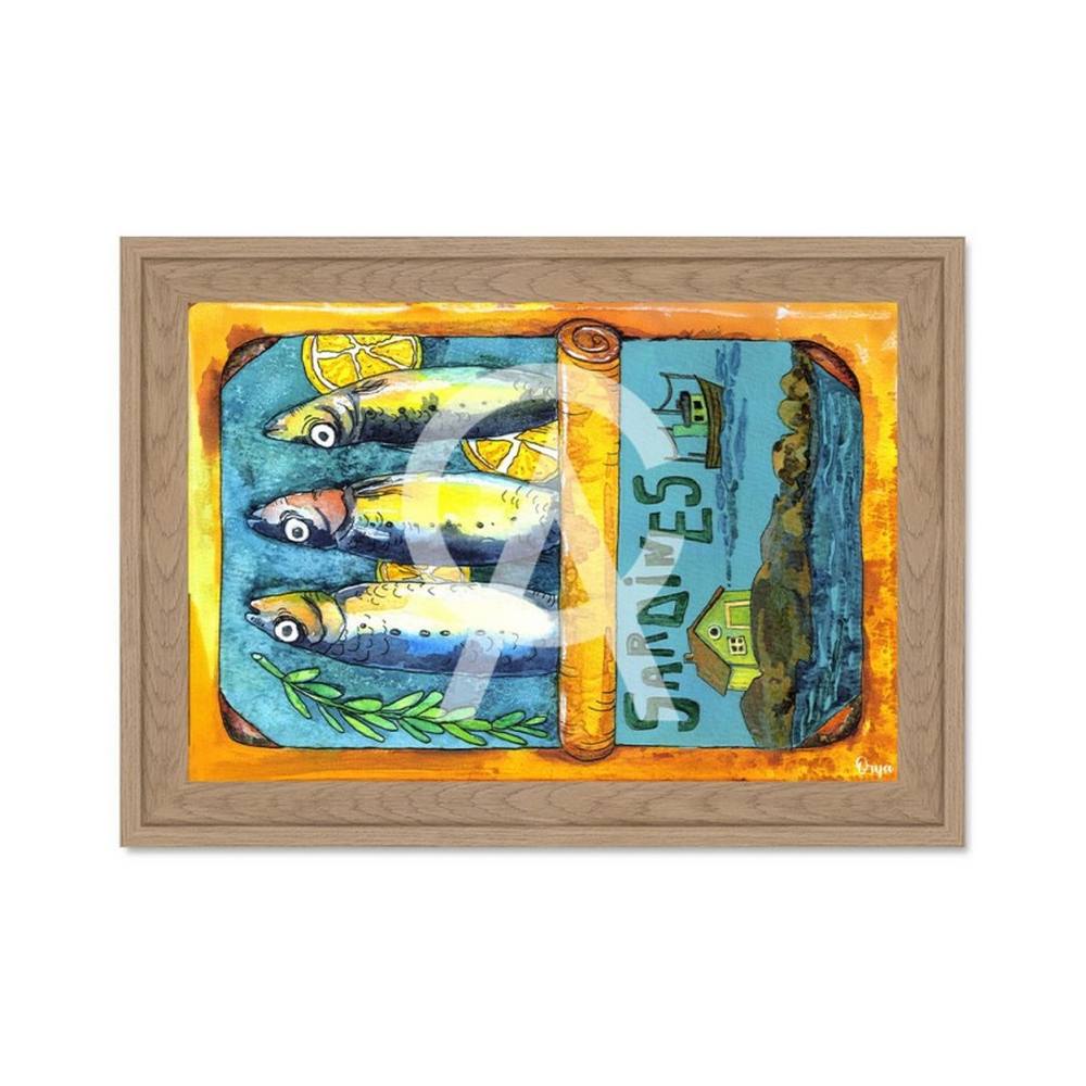 Petit Encadrement Conserve Jaune