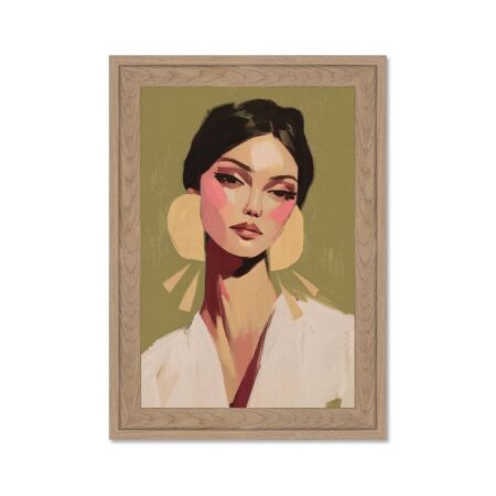 Petit Encadrement Femme Élégante