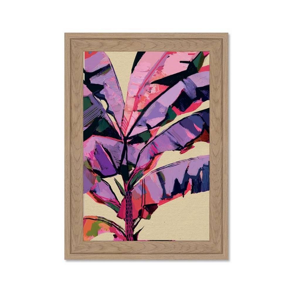 Petit Tableau Arbre Tropical Mauve