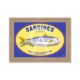 Petit Tableau Sardine Jaune