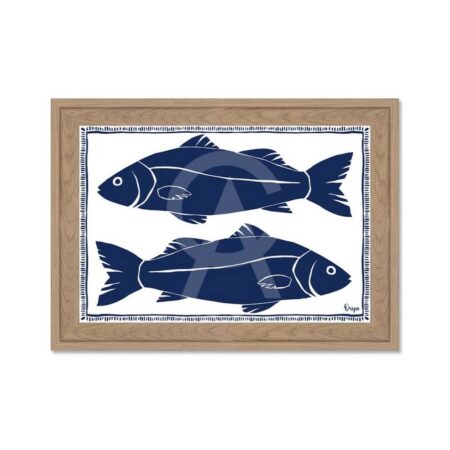 Petite Déco Poisson Bleu Marine