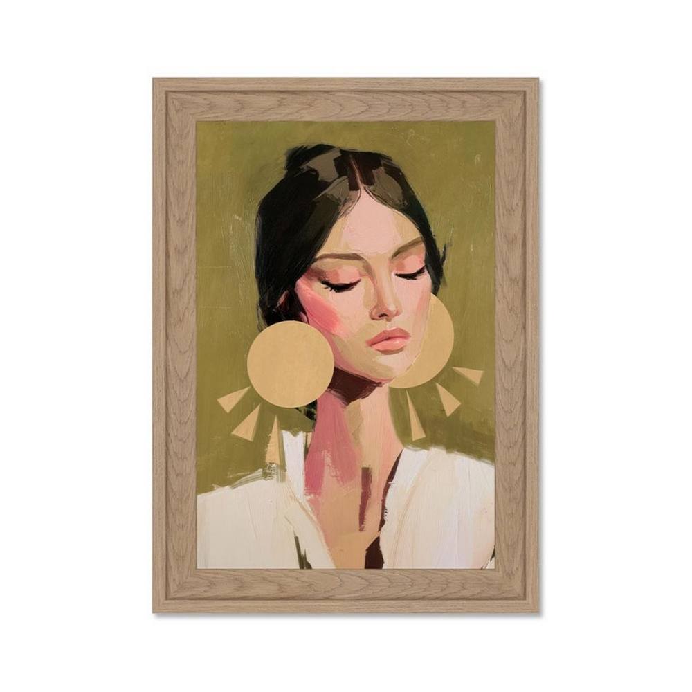 Petite Déco Portrait Femme Apaisée