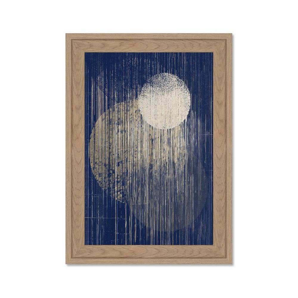 Petite Décoration Abstraite Bleu Beige