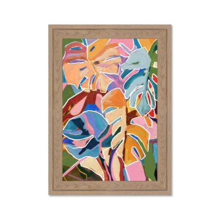 Petite Décoration Feuillage Tropical Coloré