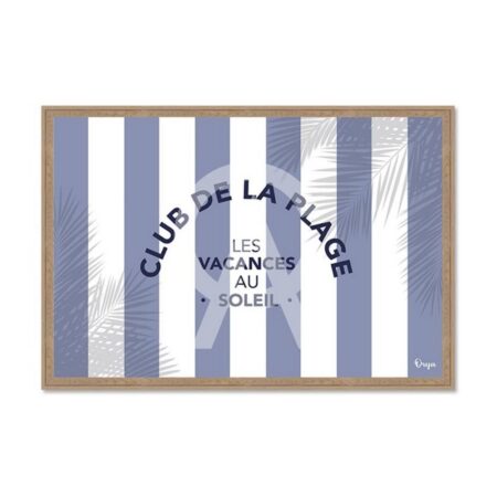 Tableau Bleu Club de la Plage