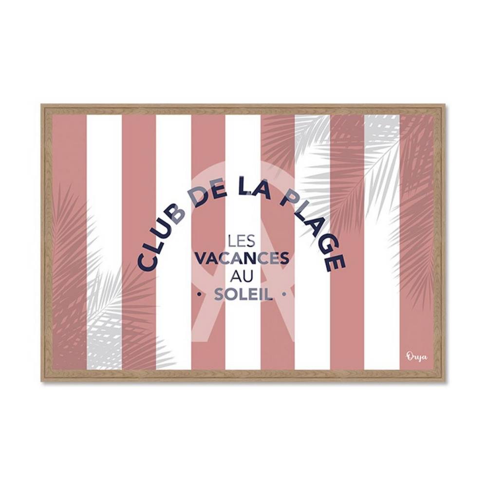 Tableau Club de la Plage Rose