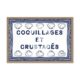 Tableau Coquillages et Crustacés Blanc
