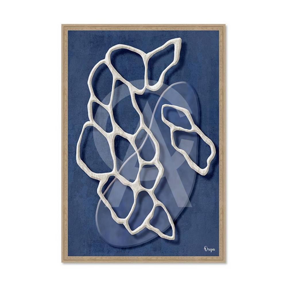 Tableau Décoratif Abstrait Bleu