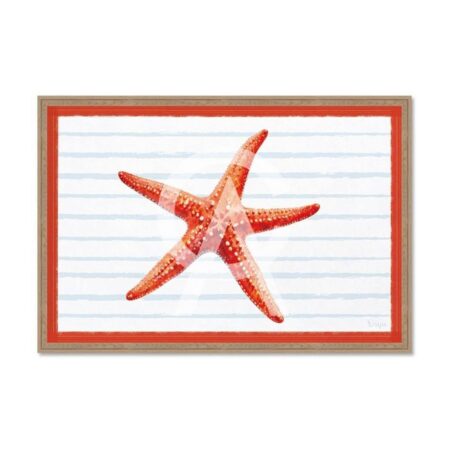 Tableau Étoile de Mer Orange