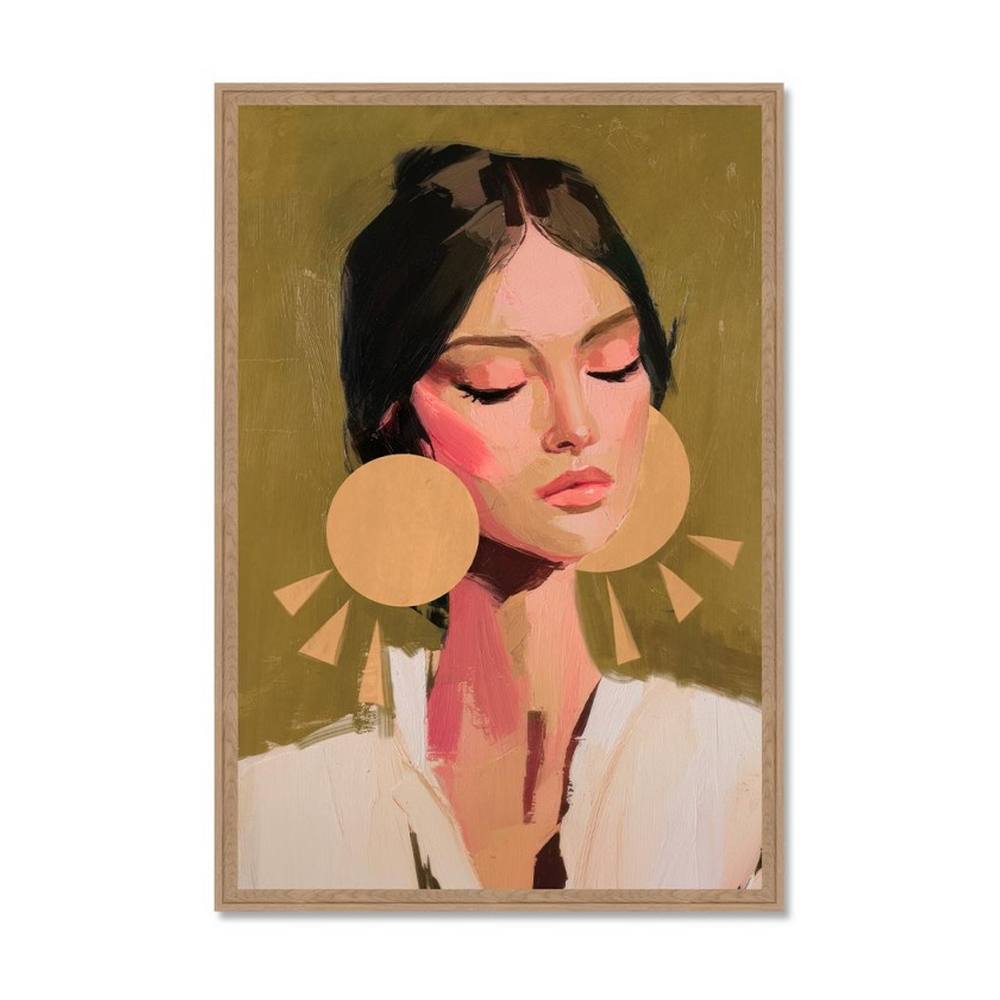 Tableau Femme Boucle d'Or