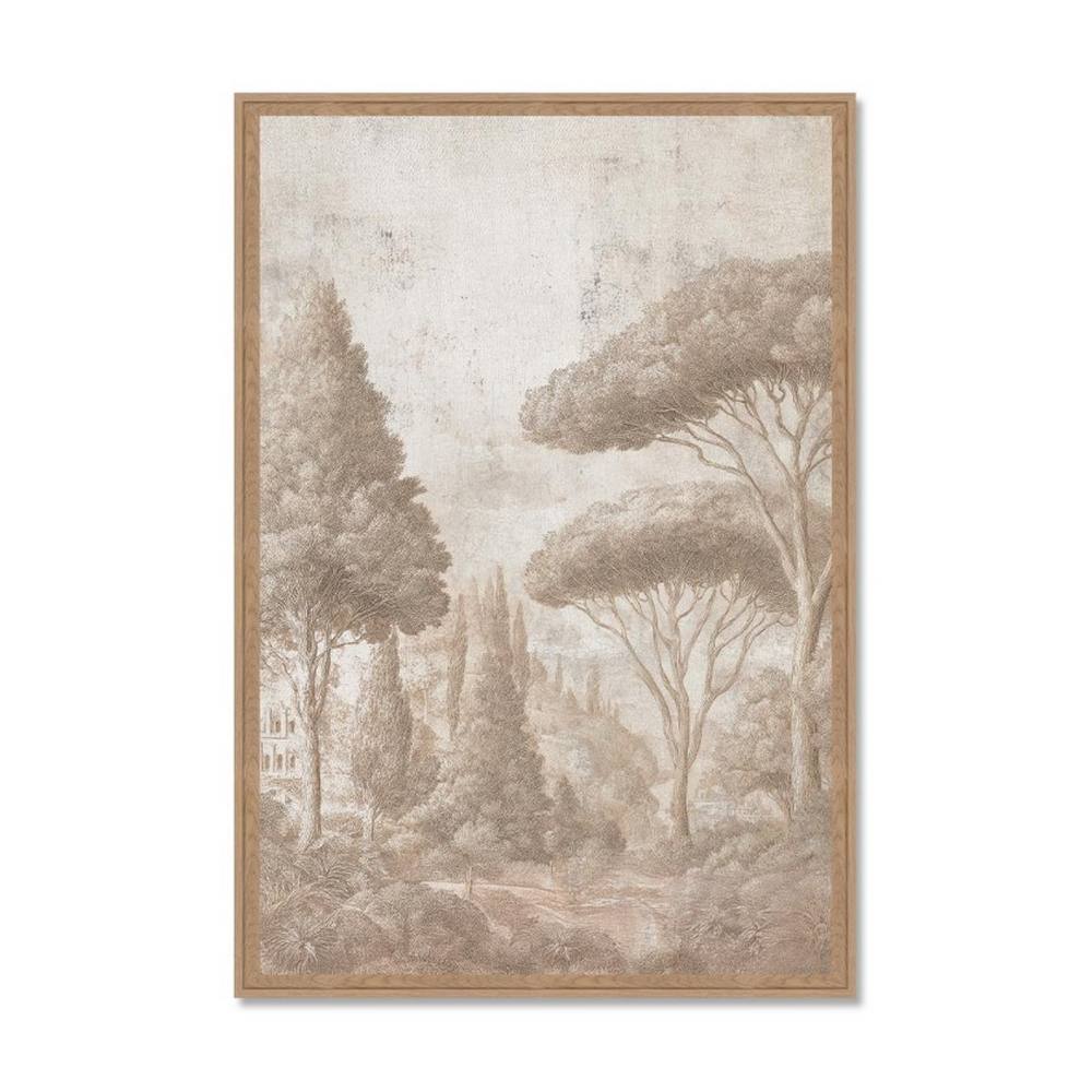 Tableau Forêt Tons Naturels