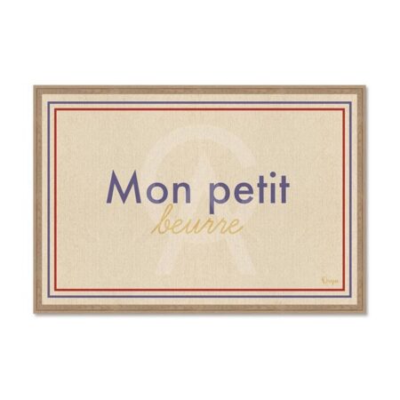 Tableau Mon Petit Beurre Jaune