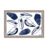 Tableau Moules Bleu Blanches