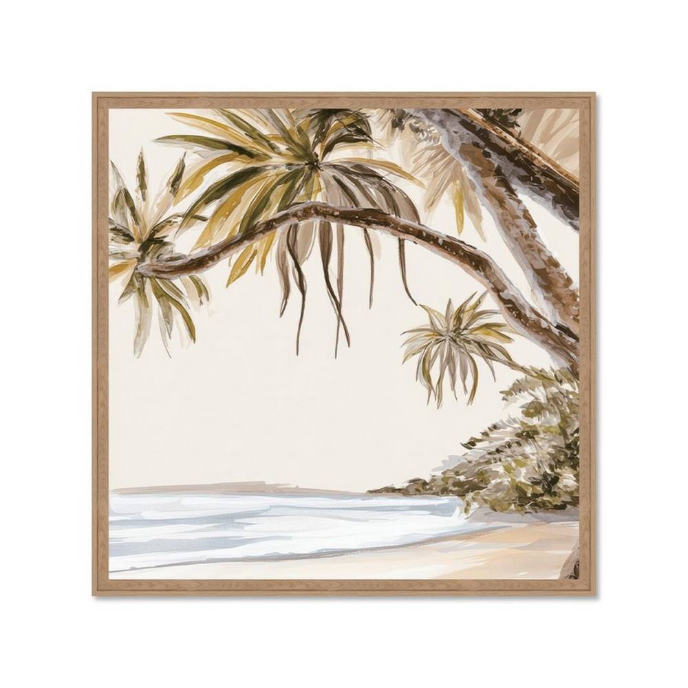 Tableau Palmier Plage Tropical