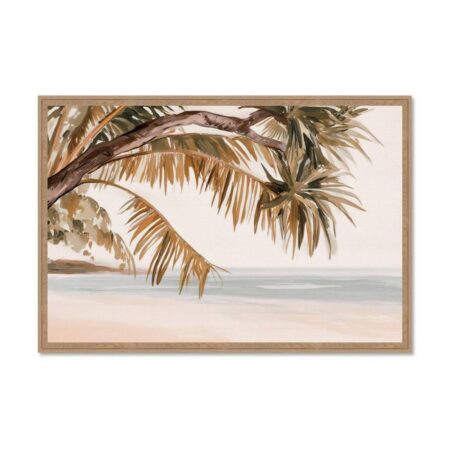 Tableau Paysage Palmier Plage Orya