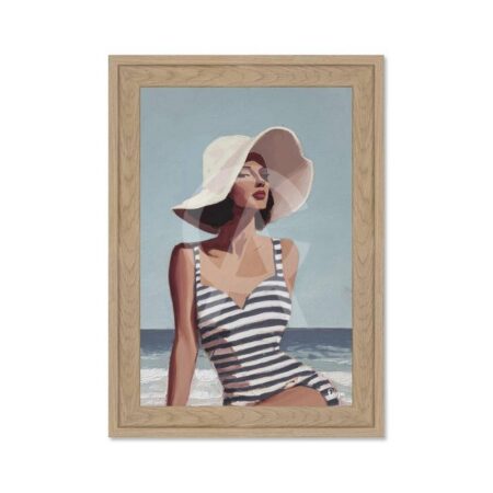 Tableau Petit Format Femme Rétro