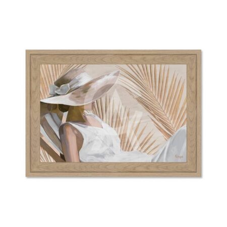 Tableau Petit Format Femme Transat