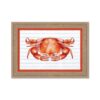 Tableau Petit Format Tourteau Orange