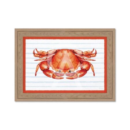 Tableau Petit Format Tourteau Orange