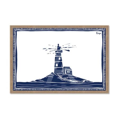 Tableau Phare Bleu Blanc
