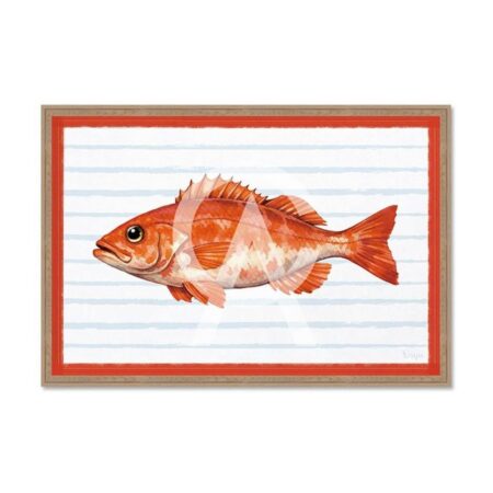 Tableau Poisson Rouge Orya