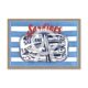 Tableau Sardines Converse Bleu