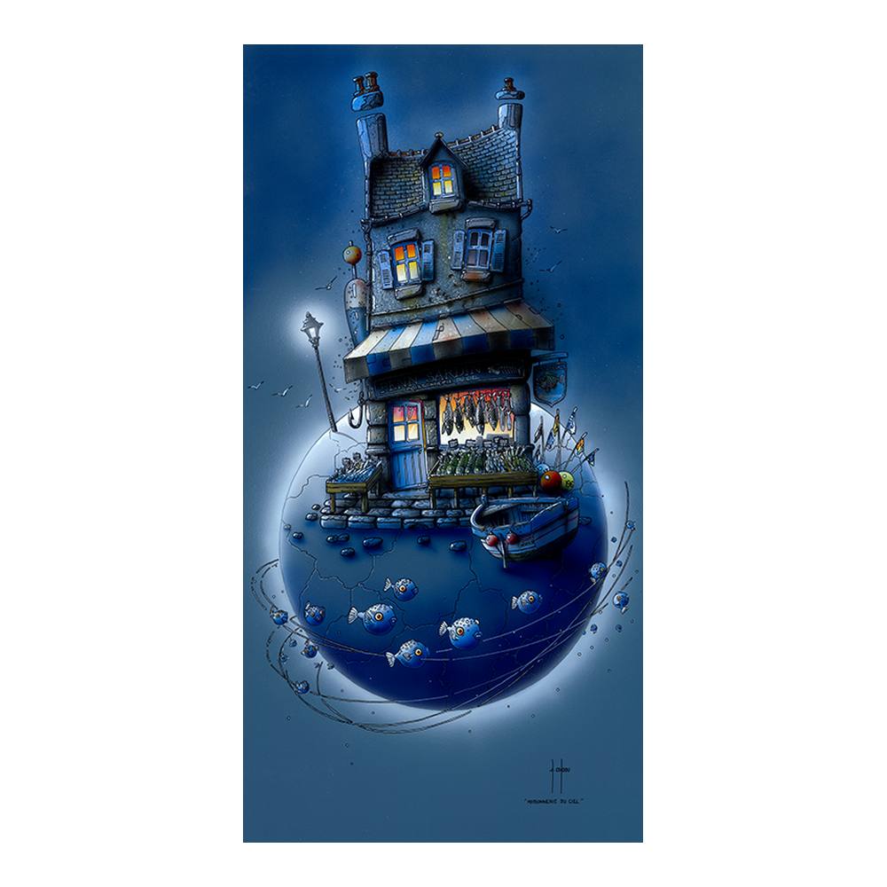 affiche seule la Poissonnerie du Ciel