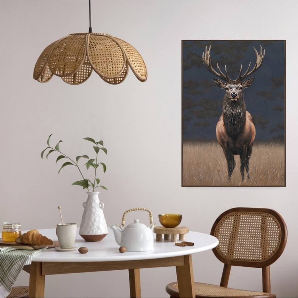 deco_cadeau_peinture_originale_toile_cerf_03.3533 déco cadeau peinture originale toile cerf