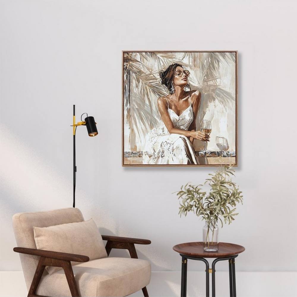 déco salon bohème femme toile encadrée