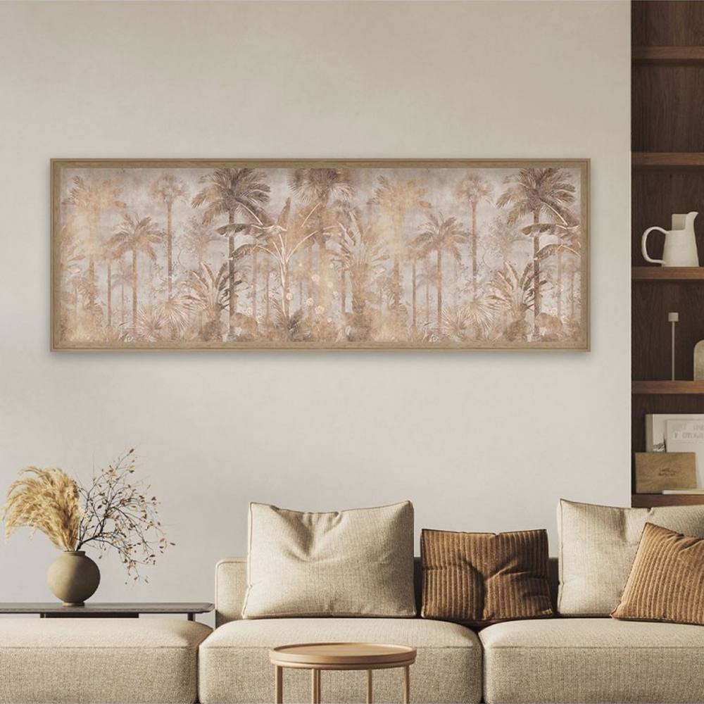 Décoration Salon Moderne Palmier Beige