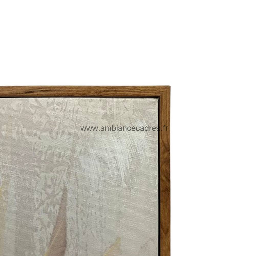 encadrement bois toiles femmes figuratives