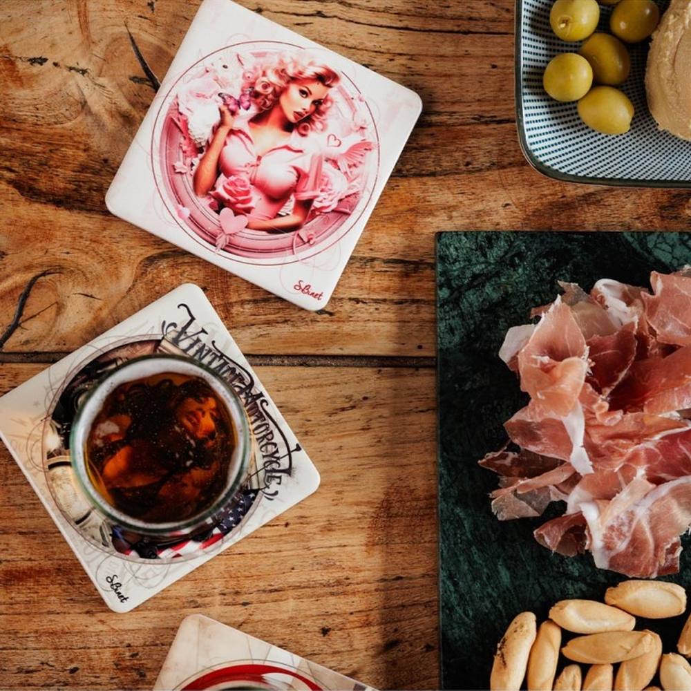 Sous-Verres Pin-Up Sylvain Binet