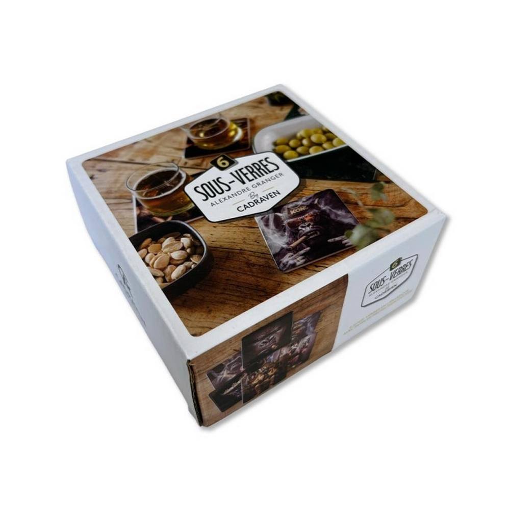 lot 6 sous verres granger collection kong