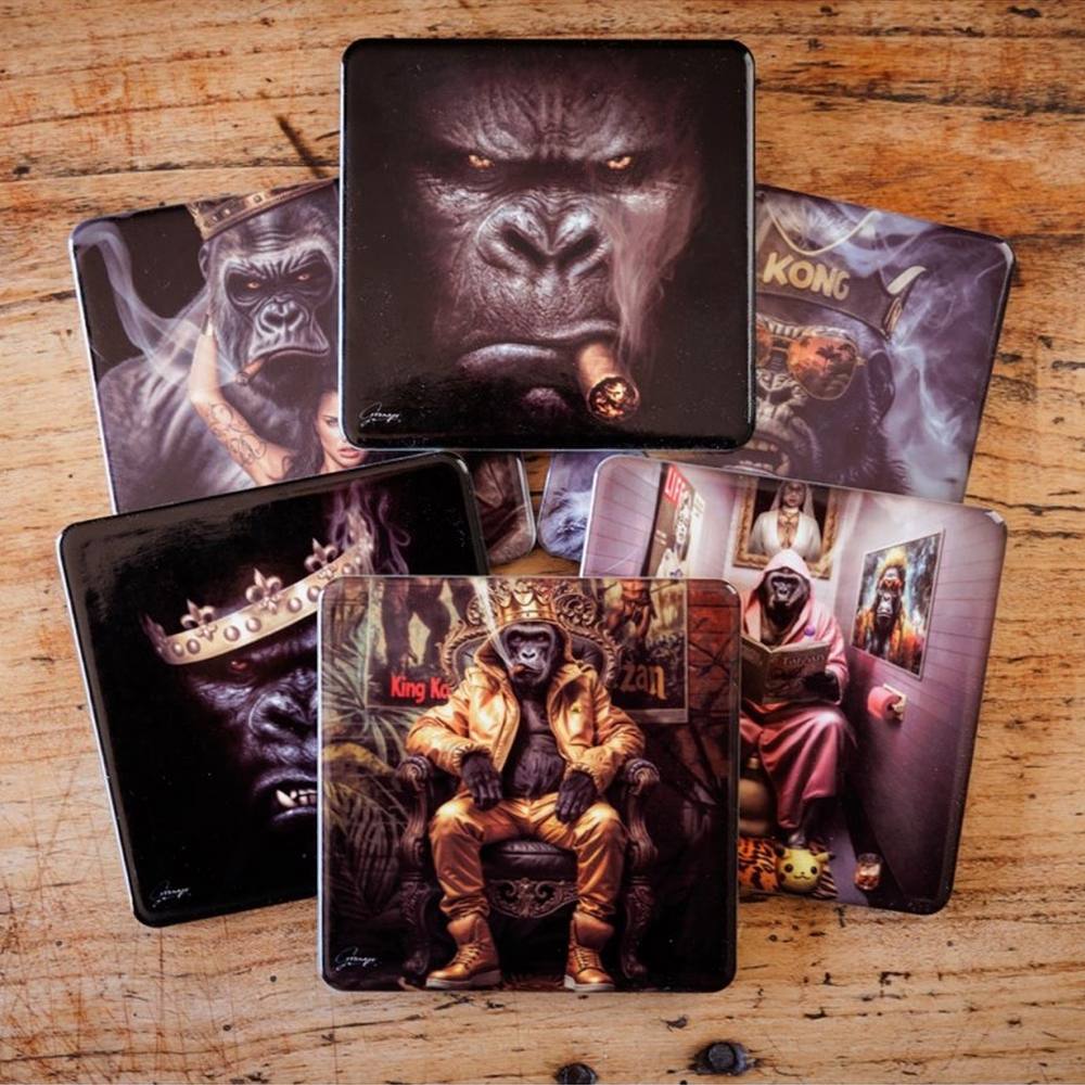 lot 6 sous verres granger collection kong