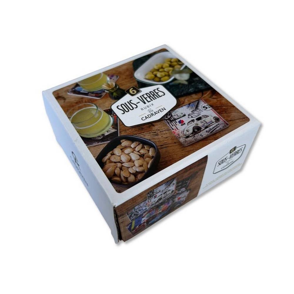 Lot 6 Sous Verres Rubix