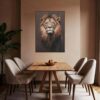 objet_decoratif_salle_a_manger_toile_lion_peinture_originale_03.3535 Objet Décoratif salle à manger