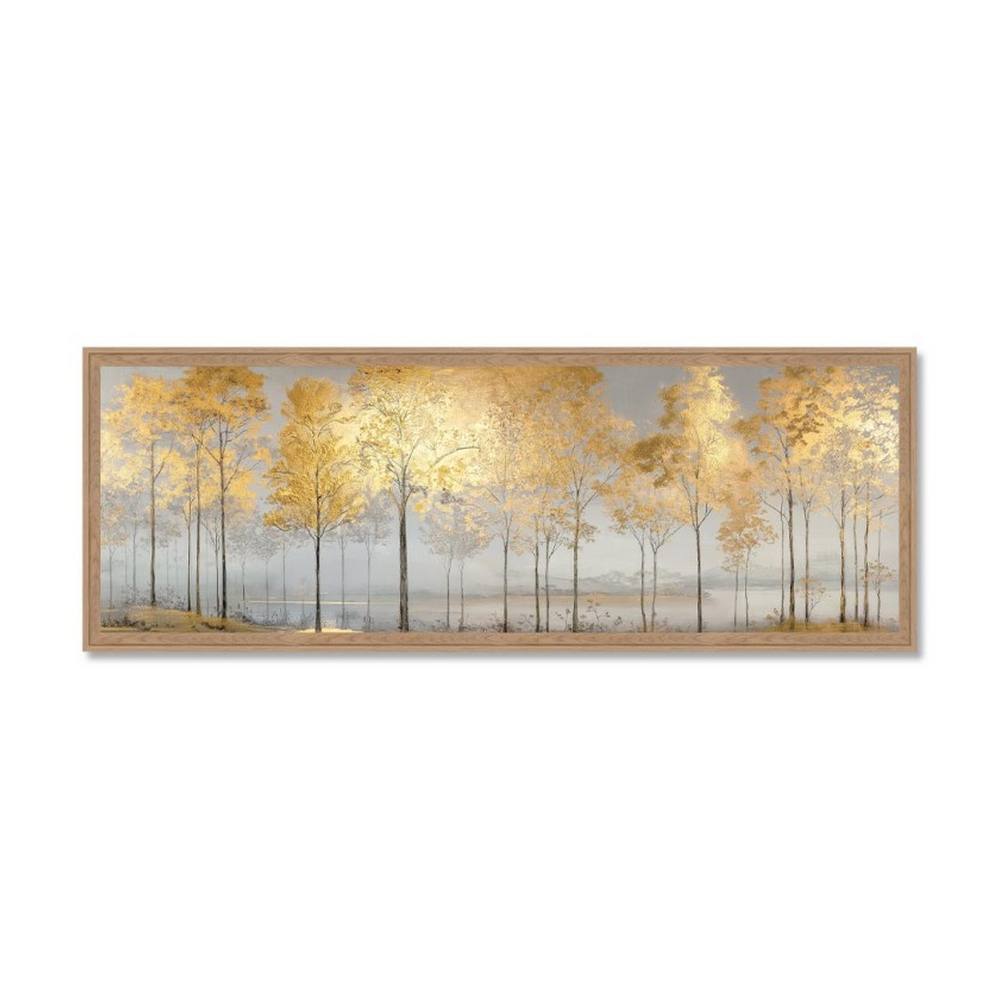 Tableau Arbres Feuilles Dorés