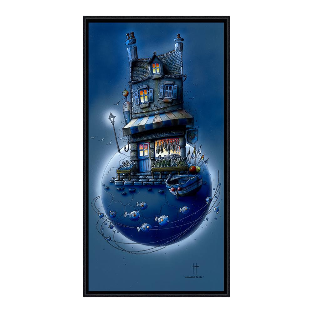 tableau a Poissonnerie du Ciel alain coadou