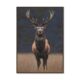 Toile Cerf Encadrée Décoration Murale
