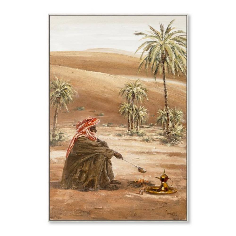 Toile Déco Homme Désert
