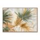 Toile Encadrée Feuilles Palmier Vert