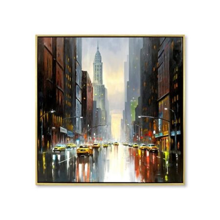 Toile Encadrée Taxis New York
