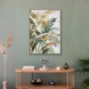 toiles feuilles bananier tropicales
