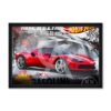 cadre_296_gtb_garage_rubix_voiture_rouge_sportive_ferrari_hot_gasoline_shell 296 GTB Garage