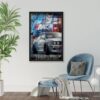 deco_murale_rubix_cadre_art_m3_e30_decoration_garage_automobile Art M3 E30