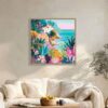 cadre_carre_cote_fleurs_vue_face_mer_orya_caf_26166 Cadre Côté Fleuris Orya