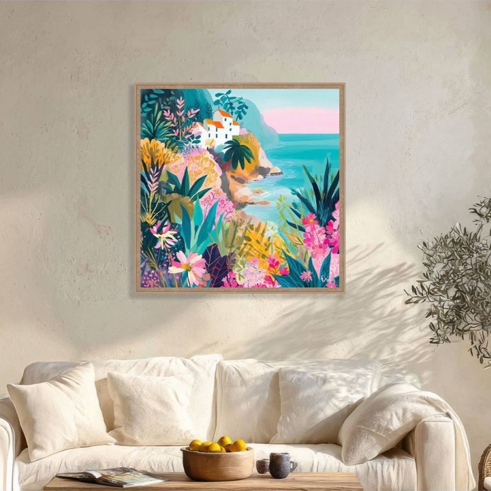cadre_carre_cote_fleurs_vue_face_mer_orya_caf_26166 Cadre Côté Fleuris Orya